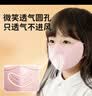 佳睦儿童保暖口罩秋冬防风防寒加绒加厚防紫外线男童女童通用可洗粉色 实拍图