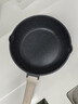 卡罗特 炒锅麦饭石色不粘锅煎炒锅平底炒菜煎锅家用无油烟烹饪锅具 煎炒锅带盖（1-4人用） 28cm 实拍图