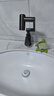 四季沐歌面盆水龙头系列万向360°旋转机械臂枪灰冷热卫生间洗脸盆龙头 实拍图