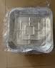 美进家空气炸锅专用锡纸盘225mm125只大号烤箱烧烤食品级铝箔野餐盘方形 实拍图