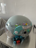 NEVA3C认证儿童头盔男女孩夏季电动车摩托车卡通可爱宝宝安全帽 A类新国标浅蓝太空梦 实拍图