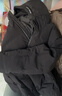 雅鹿【鹅绒】羽绒服男短款2025冬季新款连帽加厚保暖防寒冬装羽绒外套 黑色 可拆卸帽子|鹅绒填充 L (175) 实拍图