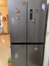 美的（Midea）480升十字门冰箱家用一级能效风冷无霜双变频净味以旧换新BCD-480WSPZM(E)国家补贴 实拍图