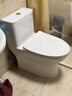 九牧（JOMOO）马桶 家用虹吸式马桶大冲力节水坐便器 防臭瞬冲 易洁抗菌马桶 行业爆款-双旋暴风冲11370-305坑 实拍图