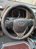 车都尉方向盘套真皮防滑汽车把套四季通用专车专用整张牛皮 丰田卡罗拉凯美瑞雷凌荣放rav4亚洲龙威兰达汉兰达 黑色红线 实拍图