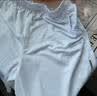 川崎（KAWASAKI）羽毛球服短裤男女中性款速干薄款运动裤Q3681 白色 M 实拍图