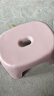 换鞋凳小凳子座椅小板凳可叠放加厚塑料凳高级感儿童学生寝室矮凳 樱花粉1个 实拍图