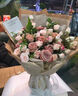 花旺鲜花速递乌梅子酱玫瑰花生日礼物女友老婆全国同城配送 【秋日爱意】11支卡布奇诺+多头玫瑰|dym13 实拍图