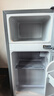 志高（CHIGO）小冰箱迷你小型家用冷藏冷冻两用宿舍出租房用双门办公室电冰箱节能省电 【一级能效】66L银色【全国联保丨节能省电】 实拍图