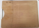 炊大皇 天然整竹菜板3cm加厚带刻度可悬挂家用案板砧板和面切菜板38*28 实拍图