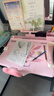 剑桥树12°可调节坐读写坐姿矫正器儿童写字姿势纠正器小学生写作业防低头护眼阅读书架 莓莓兔-粉 实拍图