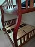 皓娜实木上下铺双层床两层高低床子母床双人床小户型简约儿童床上下床 爬梯款 上下床+床垫(咖色) 上铺宽1.3米下铺宽1.50米 实拍图