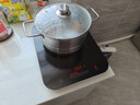 美的（Midea）电磁炉电陶炉 家用大功率 2200W 恒匀火技术 智能定时  火锅炒菜套装微晶面板C22-WH2237 实拍图