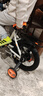 永久（FOREVER）儿童自行车男女款小孩单车可折叠脚踏车4-6-8-10岁辅助轮14寸橙色 实拍图