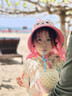 Kocotreekk树儿童防晒帽防紫外线大帽檐夏宝宝遮阳帽男童女童渔夫太阳帽子 实拍图