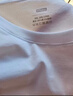 京东京造10A抗菌男士t恤短袖男女同款衣服男装春夏新款圆领打底衫内搭白XL 实拍图