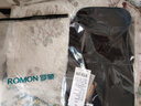 罗蒙（ROMON）纯色商务职业正装男士衬衫工装男装长袖衬衣男CS108黑色4XL 实拍图