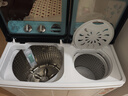 海棠大容量纯铜电机半自动洗衣机家用双桶双缸洗四件套窗帘毛巾毛毯商用宾馆酒店老式不锈钢以旧换新 【钢波轮】15KG双钢桶 一键拆洗 纯铜电机 双缸 实拍图
