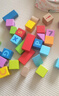 Hape(德国)进口山毛榉木质玩具80粒数字字母积木宝宝生日礼物E8022 实拍图