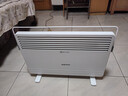奥克斯（AUX）取暖器家用欧式快热炉电暖气取暖电暖炉暖风电暖器对流式烤火炉 IPX4级防水 NDL220-B37G 小米白 实拍图