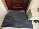 京东京造条纹拉绒入户垫 家用可裁剪除尘防滑吸水地垫进户门 灰色80*120cm 实拍图