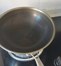 炊大皇炒锅304不锈钢有钛炒菜锅煎锅平底不粘炒锅32cm 可立可视盖不挑灶 实拍图
