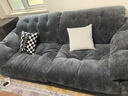 狄普云浪沙发全可拆洗布艺沙发客厅小户型家用三人位2.38米沙发白云浪 实拍图