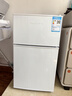 新飞（Frestec）小冰箱 冰箱小型双开门 迷你双门家用宿舍租房冷藏冷冻电冰箱节能省电 48L白【一级能效+租房神器】升级款 实拍图