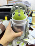 babycare钛空杯儿童保温杯宝宝学饮杯恐龙吸管水杯水壶不锈钢上学450ml 实拍图