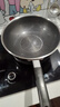 炊大皇炒锅有钛0氟不粘锅316L不锈钢不粘平底炒锅32cm 实拍图