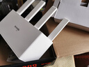 Tenda腾达路由器【千兆WiFi6+穿墙王】无线AX3000信号放大器增强家用Mesh限时补贴金榜一名云霄白立式 实拍图