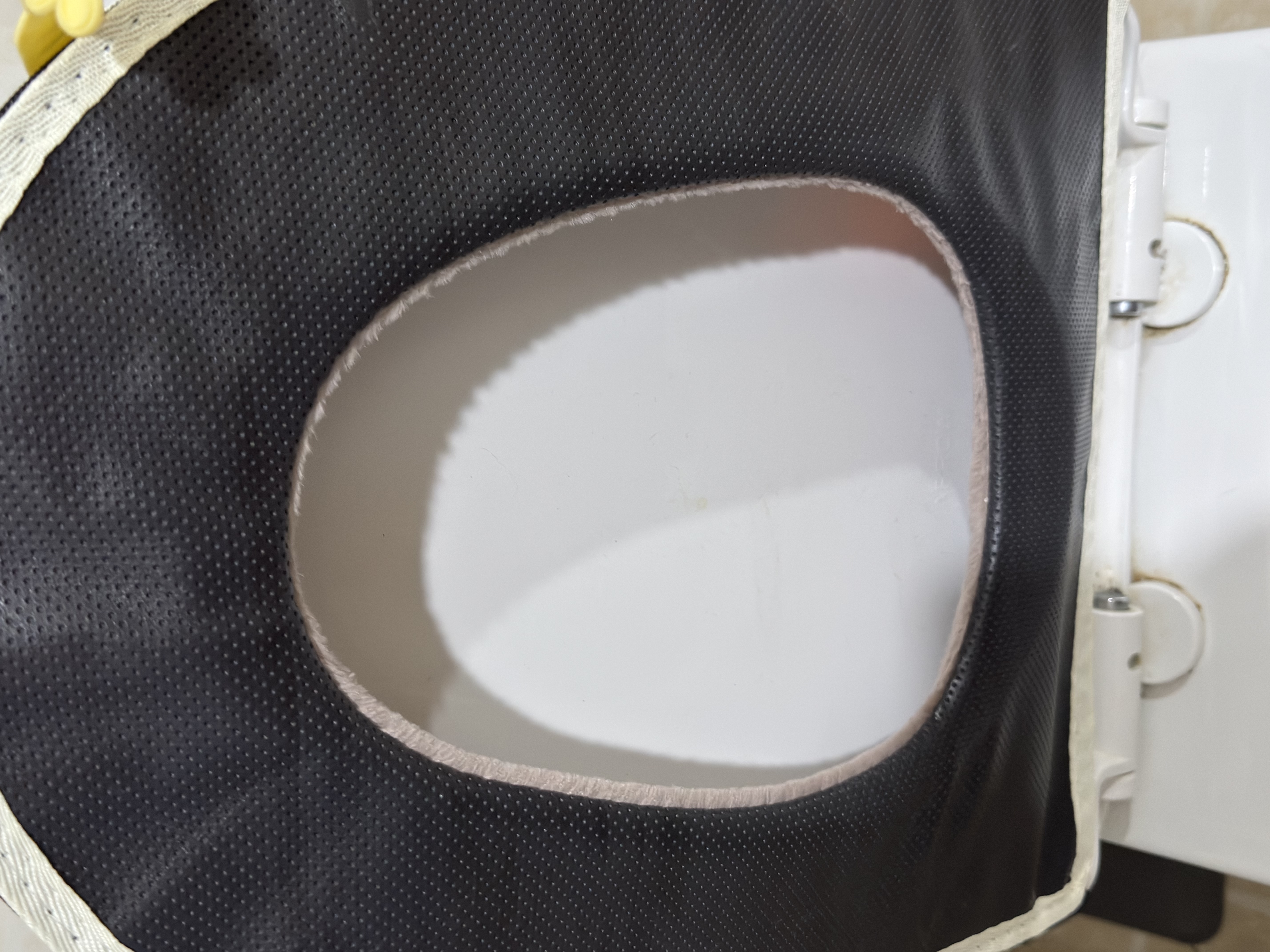 喜家家抗菌马桶垫坐垫秋冬季家用厕所防水坐便器圈四季通用加绒加厚 暖灰色【拉链款加绒加厚】 实拍图