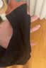 Calvin Klein内衣女士提花ck棉质微弹半包臀防夹臀三角内裤女 001-太空黑 1条 L 实拍图