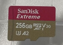 闪迪（SanDisk）256GB TF(MicroSD)内存卡 4K极速金卡A2 V30 U3行车记录仪 运动相机无人机 监控存储卡 读190MB/s 实拍图
