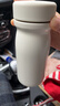 炊大皇316L不锈钢保温杯便携口袋杯子保冷小巧超轻外出350ml（霜奶白） 实拍图