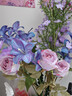 京东鲜花莫奈花园假花仿真花摆设紫色装饰花束乔迁轻奢高级感拍照道具高档 实拍图