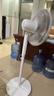 美的（Midea）【飓风节能】七叶柔风立式电风扇/家用轻音落地扇/台式小型风扇/大风力遥控定时摇头风扇 SAH35BSJ 实拍图