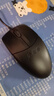 双飞燕（A4TECH）OP-520SU 大手 对称 有线鼠标 办公鼠标鼠标静音外设电脑鼠标有线 usb鼠标有线 黑色 有线 实拍图