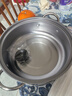 汤锅不锈钢上蒸下煮蒸包子煮面条锅电磁炉燃气灶通用火锅煮锅锅具 加厚 不锈钢本色 22cm 实拍图