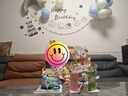 多美忆生日场景布置生日气球儿童女孩男孩气球装饰周岁生日布置奶兰套装 实拍图