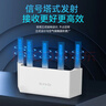 Tenda腾达路由器【千兆WiFi6+穿墙王】无线AX3000信号放大器增强家用Mesh限时补贴金榜一名云霄白立式 实拍图