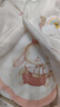 爱贝迪拉婴儿护肚围宝宝肚兜四季新生儿双层护脐带防着凉保暖神器S码粉 实拍图