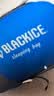 黑冰（BLACKICE）新标准【彩蝶系列鸭绒信封式羽绒睡袋】户外露营防风成人睡袋 彩蝶400(新标准)/天蓝 实拍图