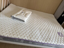 南极人（Nanjiren）乳胶记忆棉床垫1.5米x2米家用软垫榻榻米床褥垫学生宿舍单人垫子 单边款-HL烫画-紫色【厚约6cm】 双人床-150x200cm【抗压回弹】 实拍图
