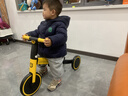 uonibaby品牌授权儿童三轮车脚踏车1-3-6岁宝宝儿童车遛娃神器平衡车手推 3C认证26款（巴洛克黄-基础版）1到7岁 升级版 实拍图