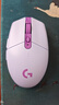 罗技（G）G304 LIGHTSPEED无线鼠标 游戏鼠标 轻质便携 鼠标宏 绝地求生FPS英雄联盟吃鸡 生日礼物 紫色 实拍图