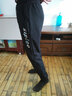 幻黛休闲裤女春季新款运动裤韩版宽松哈伦裤松紧腰小脚裤子 黑色-夏季冰丝九分 XL 实拍图