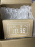MUJI数字钟 中 白色 125*80*36mm 桌面时钟家用电子时钟 实拍图
