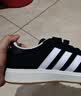 adidas「面包鞋」GRAND COURT BASE 00s休闲低帮板鞋男女阿迪达斯   黑色/白色/树脂黄(推荐女生选小半码)   36.5 实拍图