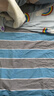 加厚纯棉老粗布床单单件亚麻家用床品学生宿舍床单三件套透气舒适 【吸湿透气 亲肤是舒睡】海洋蓝 床单230*250cm三件套【床单+枕套2只】 实拍图
